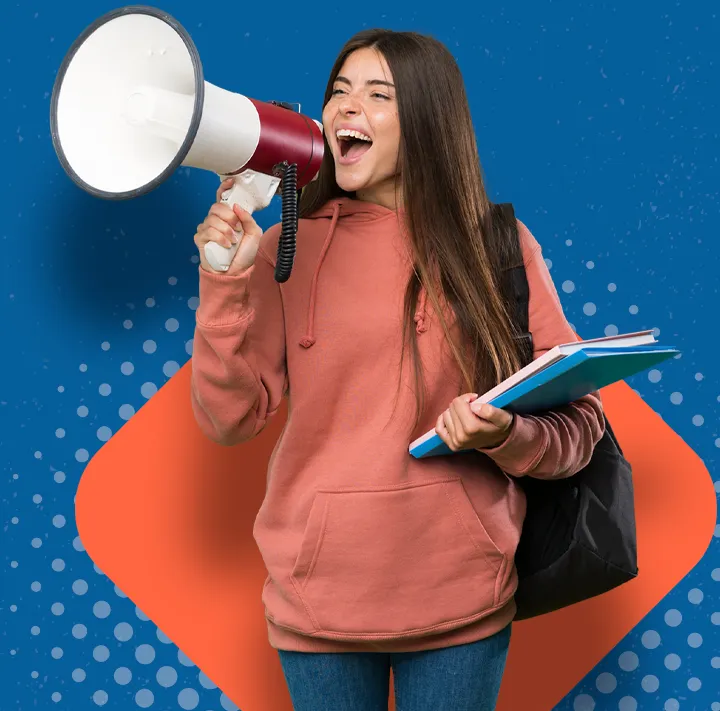 Estudante do Curso Apoio Integral